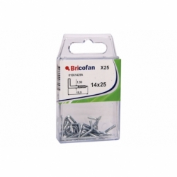BL 25 UDS. 14X25 ZINCADO