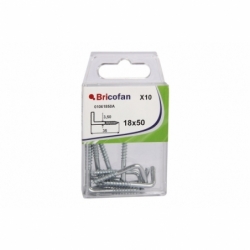 BL 10 UDS. 18X50 ZINCADO