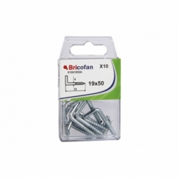 BL 10 UDS. 19X50 ZINCADO