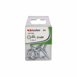BL 4 UDS. 21X80 ZINCADO