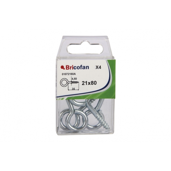 BL 4 UDS. 21X80 ZINCADO