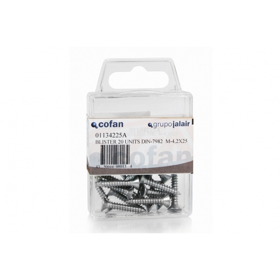 BL 25 UDS. DIN-7982  M-4,2X16 venta unitaria