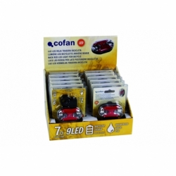 EXPOSITOR 12 UDS LUZ TRASERA LED BICICLETA