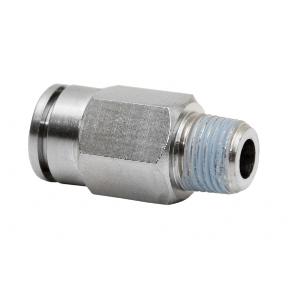 CONEXION RECTA TUBO 4mm. MACHO 1/8